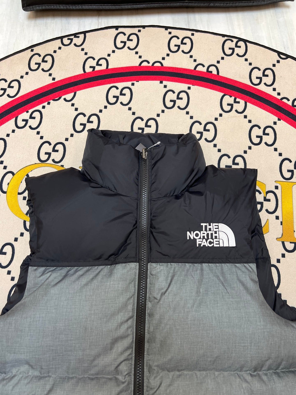The North Face Grey Down Vest