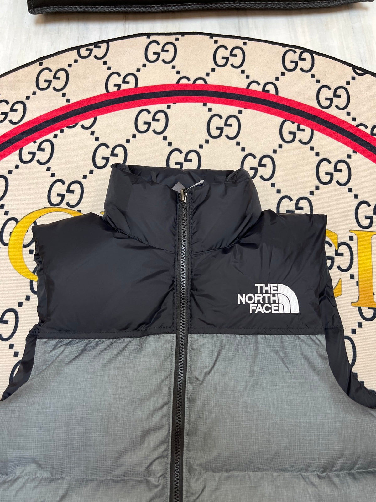 The North Face Grey Down Vest