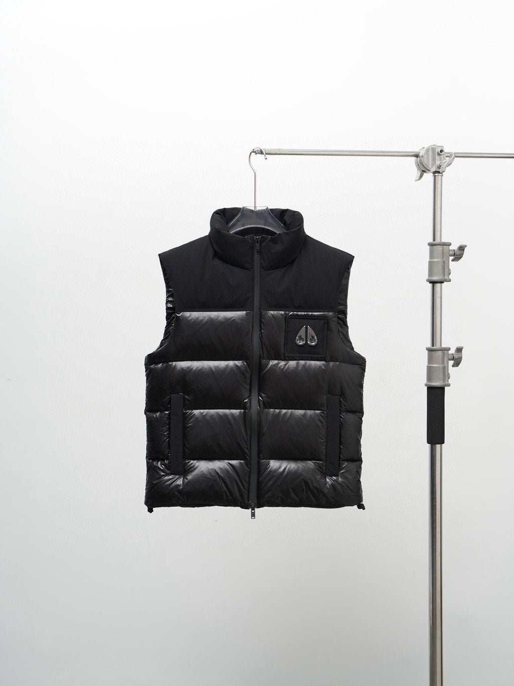 Moose Knuckles Black Down Vest – Premium Insulated Sleeveless Jacket