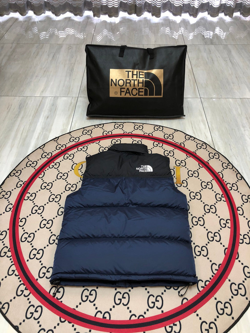 The North Face Navy Blue Down Vest