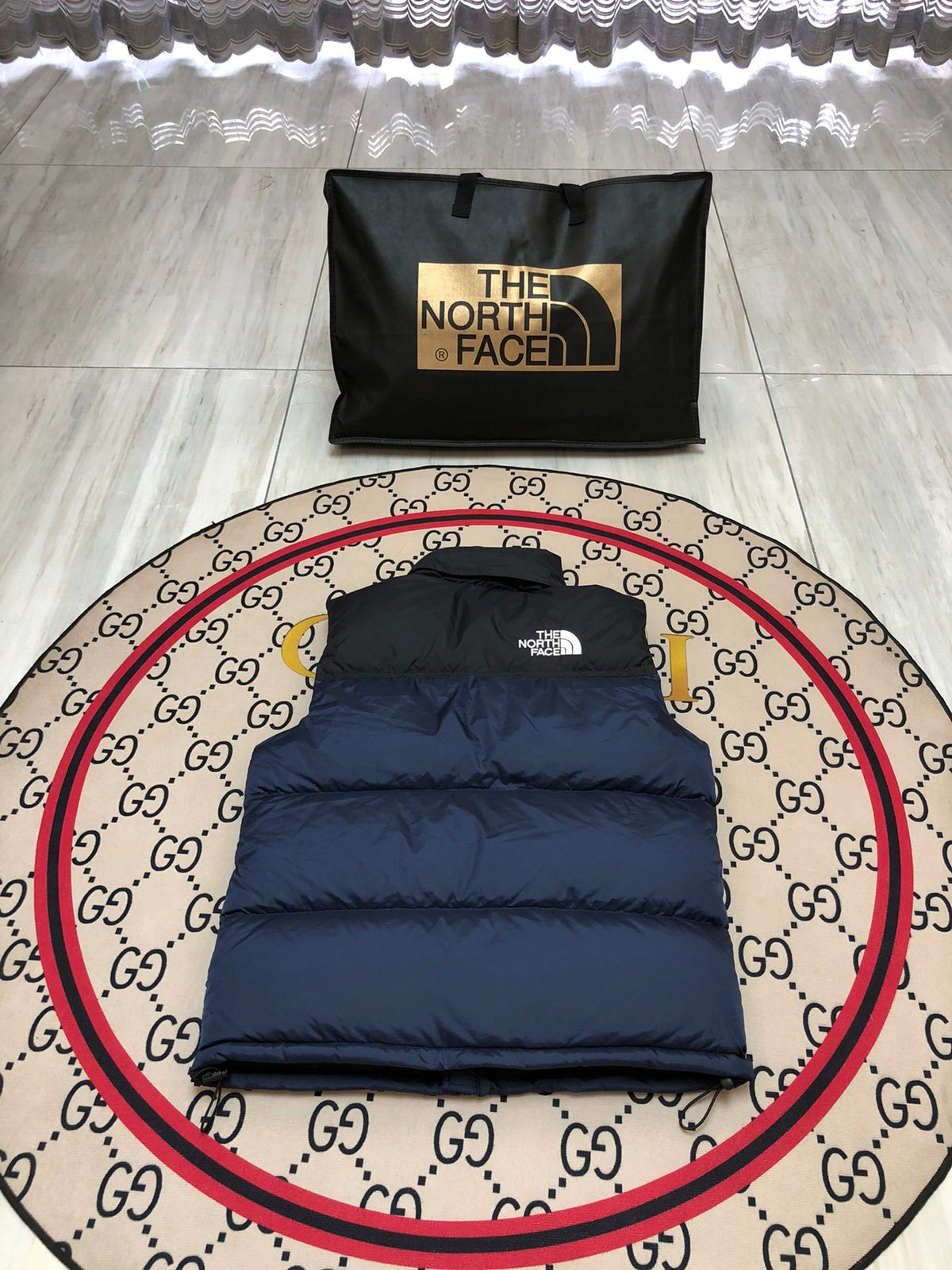 The North Face Navy Blue Down Vest