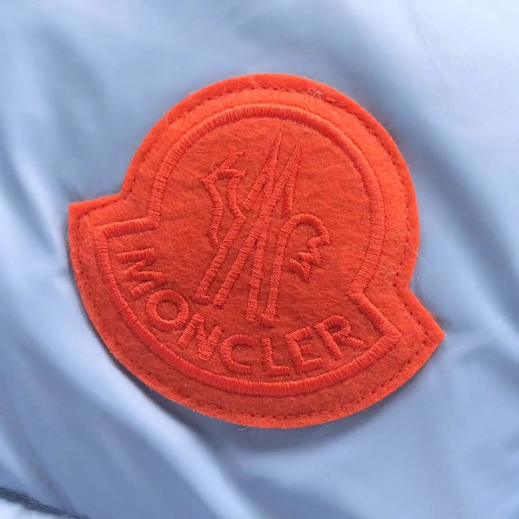 Moncler Ice Blue Hooded Puffer Jacket