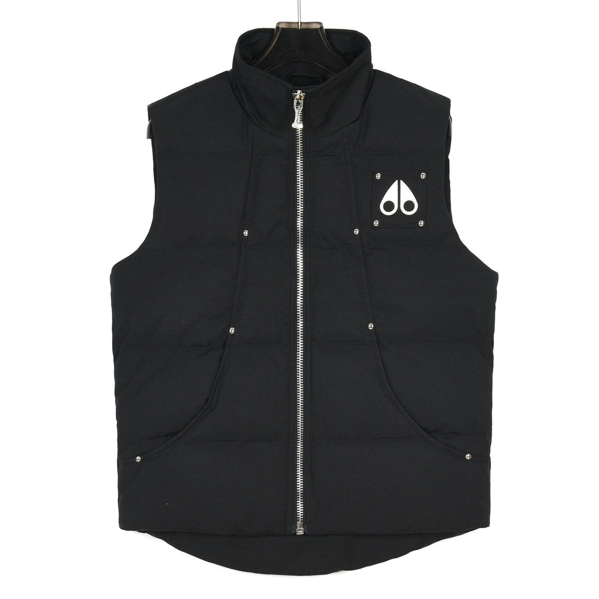 Moose Knuckles Black Down Vest – Premium Insulated Sleeveless Jacket
