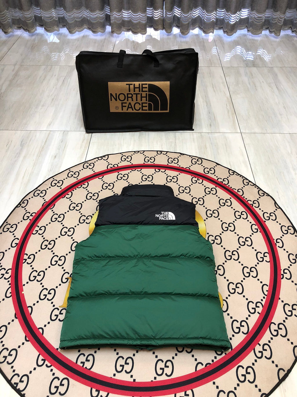 The North Face Green Down Vest