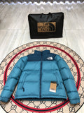 The North Face Teal Blue 700-Fill Nuptse Down Puffer Jacket