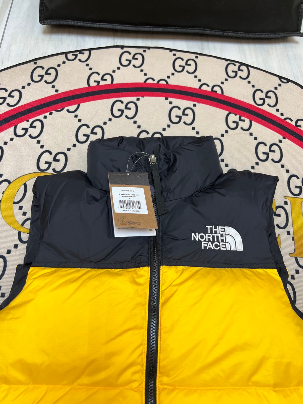 The North Face Yellow Down Vest