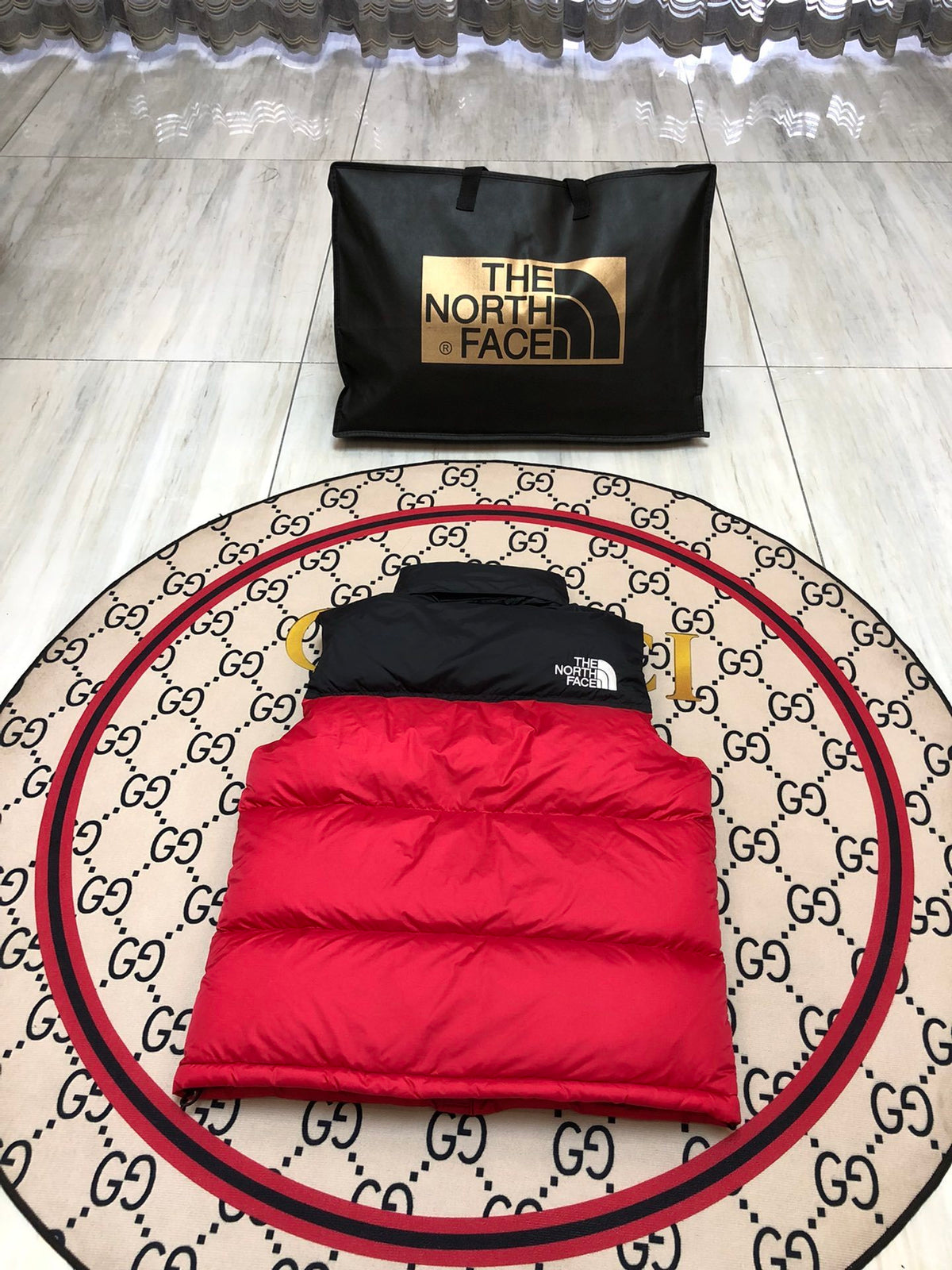 The North Face Red Down Vest
