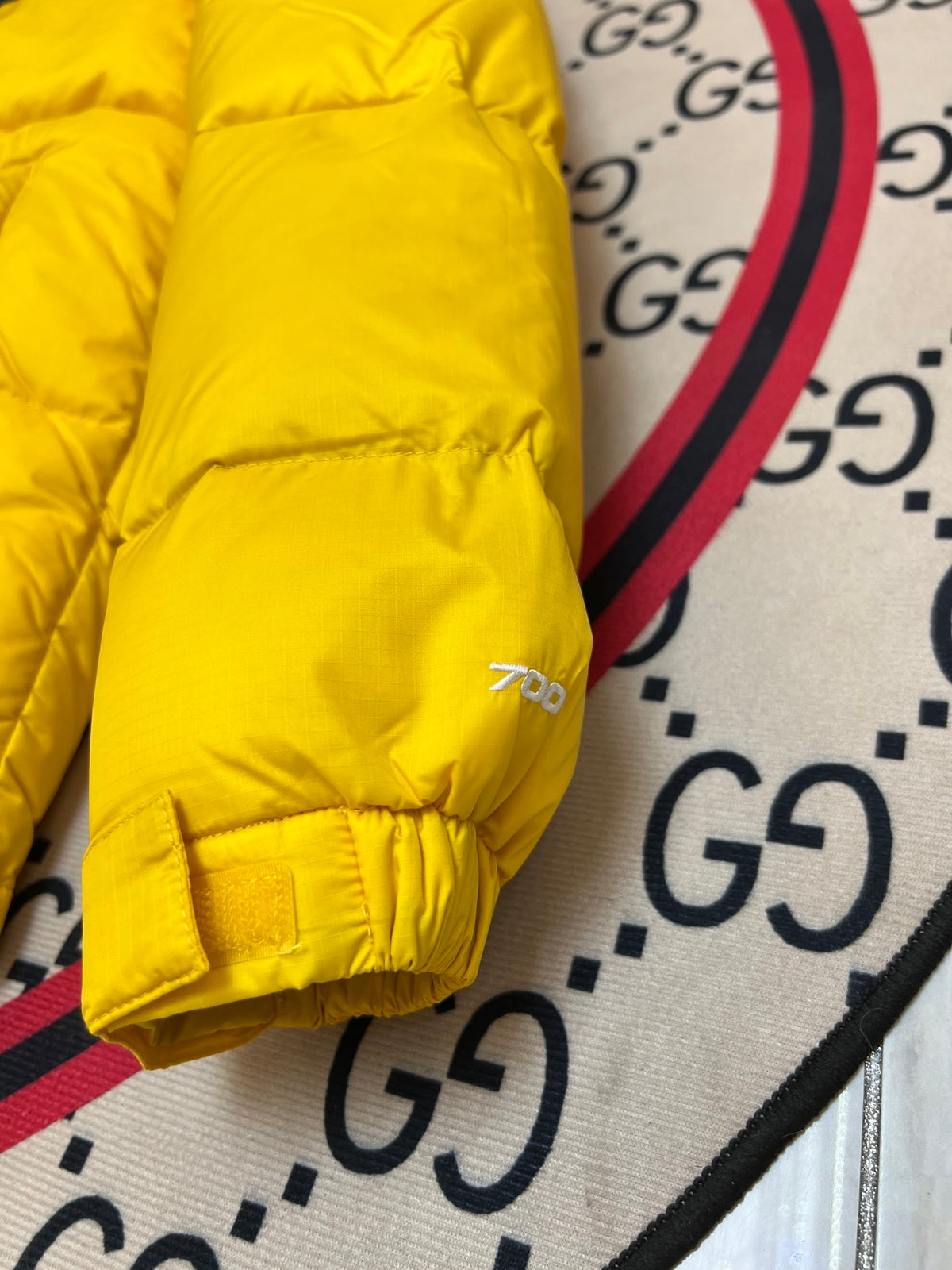 The North Face Yellow 700-Fill Nuptse Down Puffer Jacket