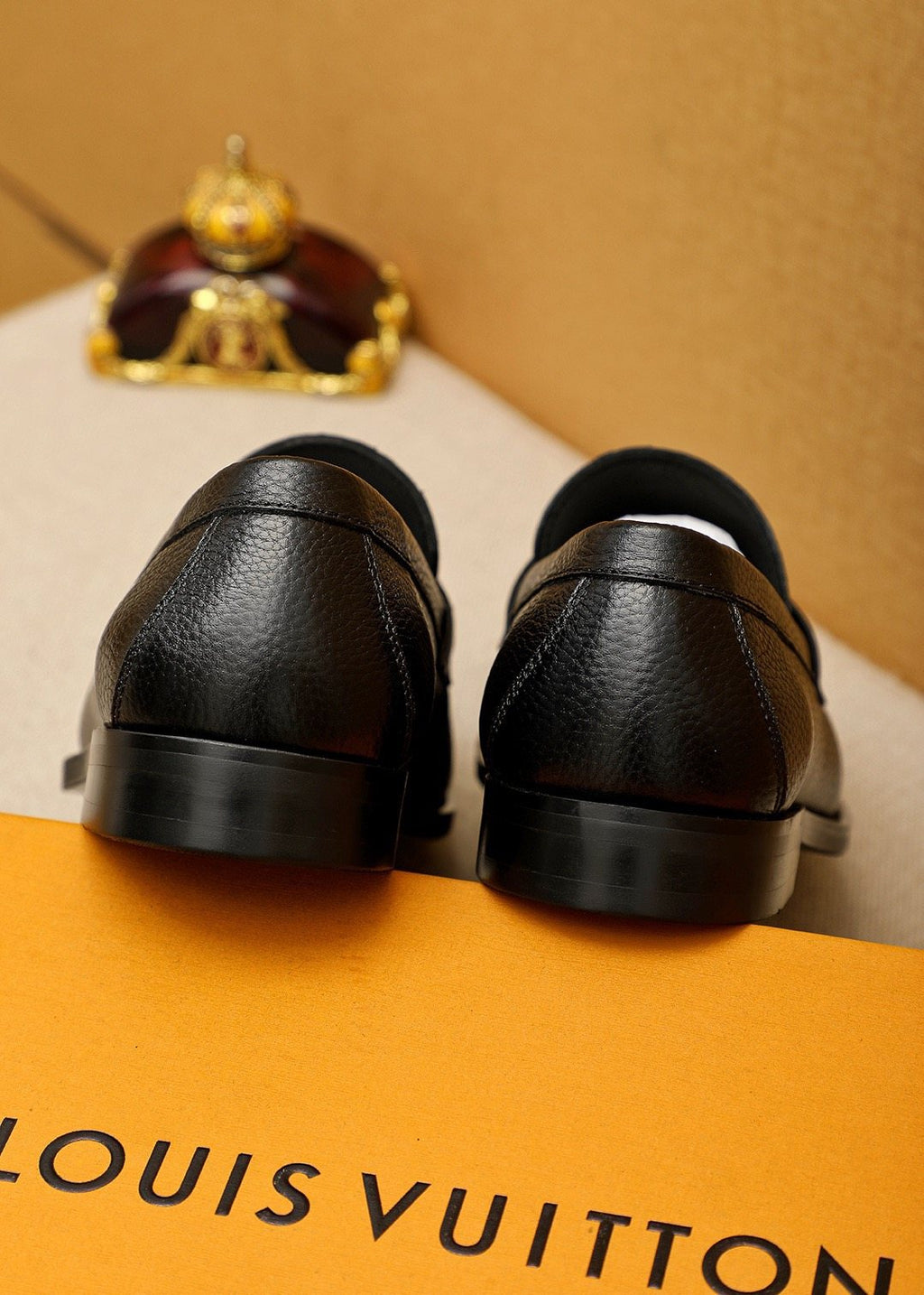 Louis Vuitton Black Hardware Loafers - Stitched Apron Toe